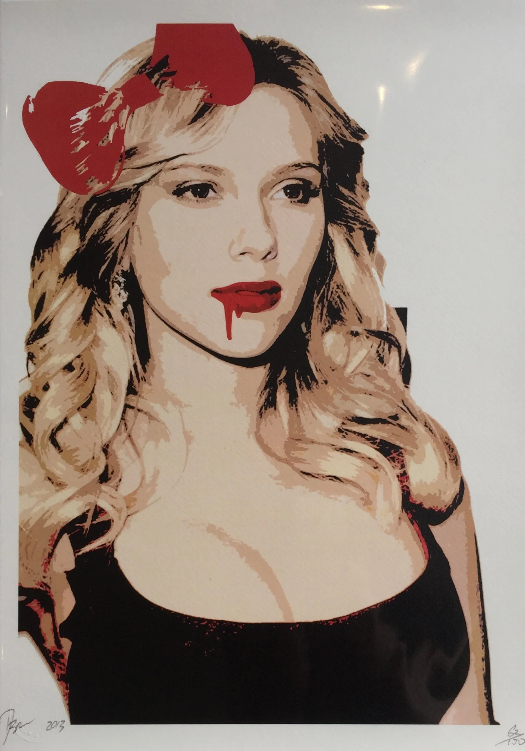 Scarlett Johansson Red - DEATH NYC