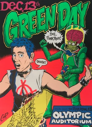 Disorder Gallery - Posters - Music, Movies, Pop and Punk - Green 