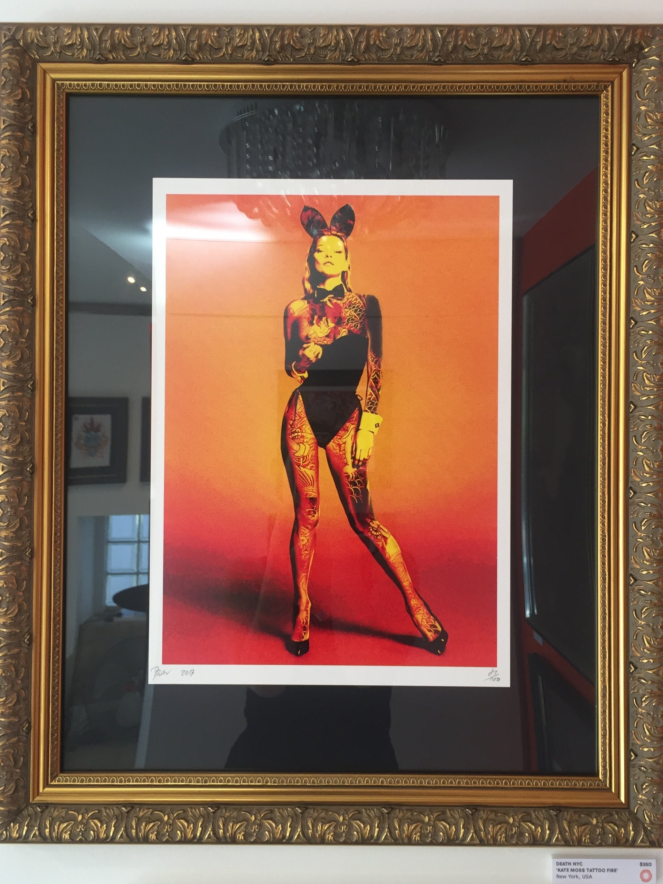 Kate Moss Tattoo Fire - DEATH NYC