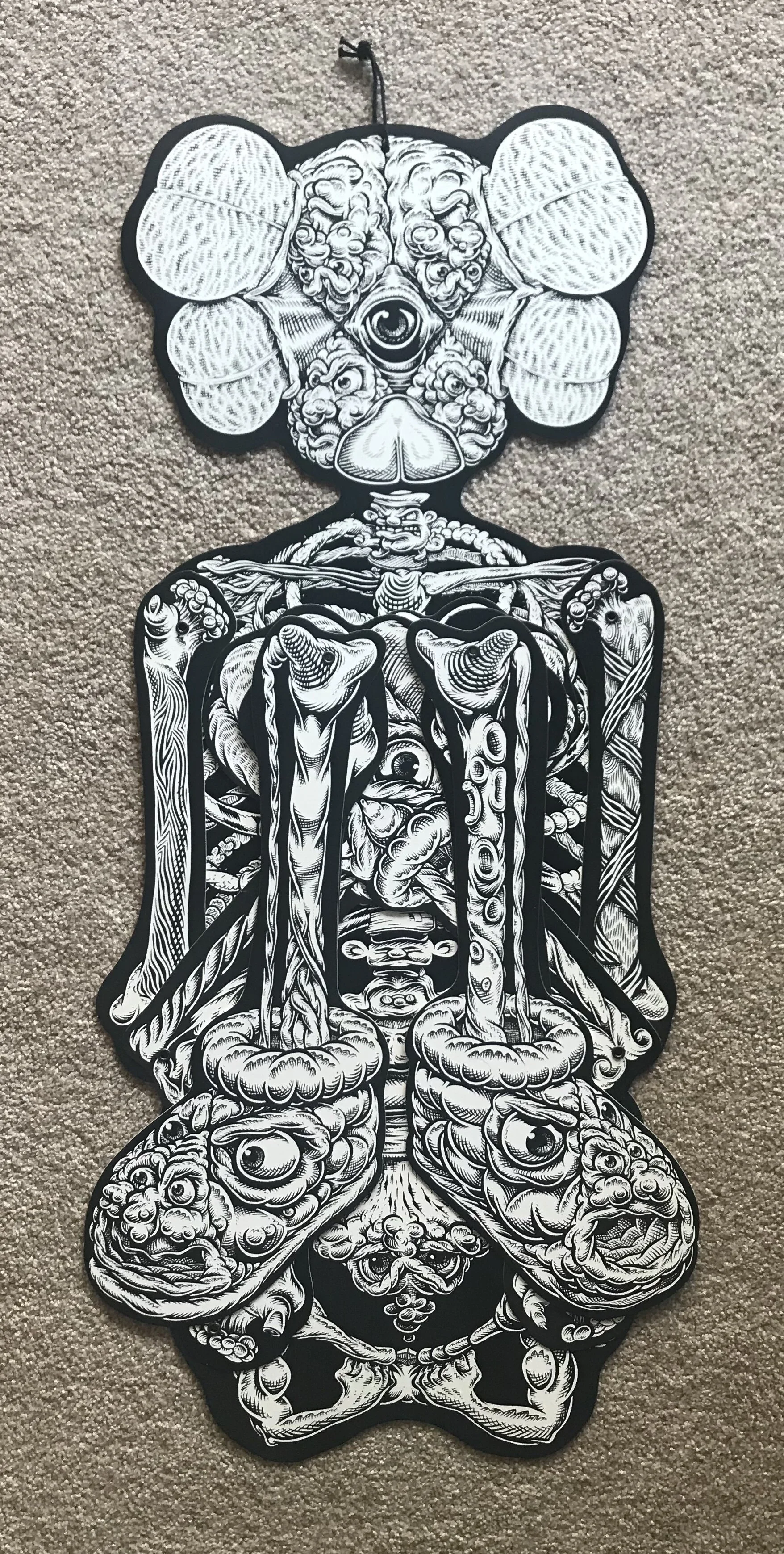 Hanging Ornament - Kaws &amp; Mark Dean Veca