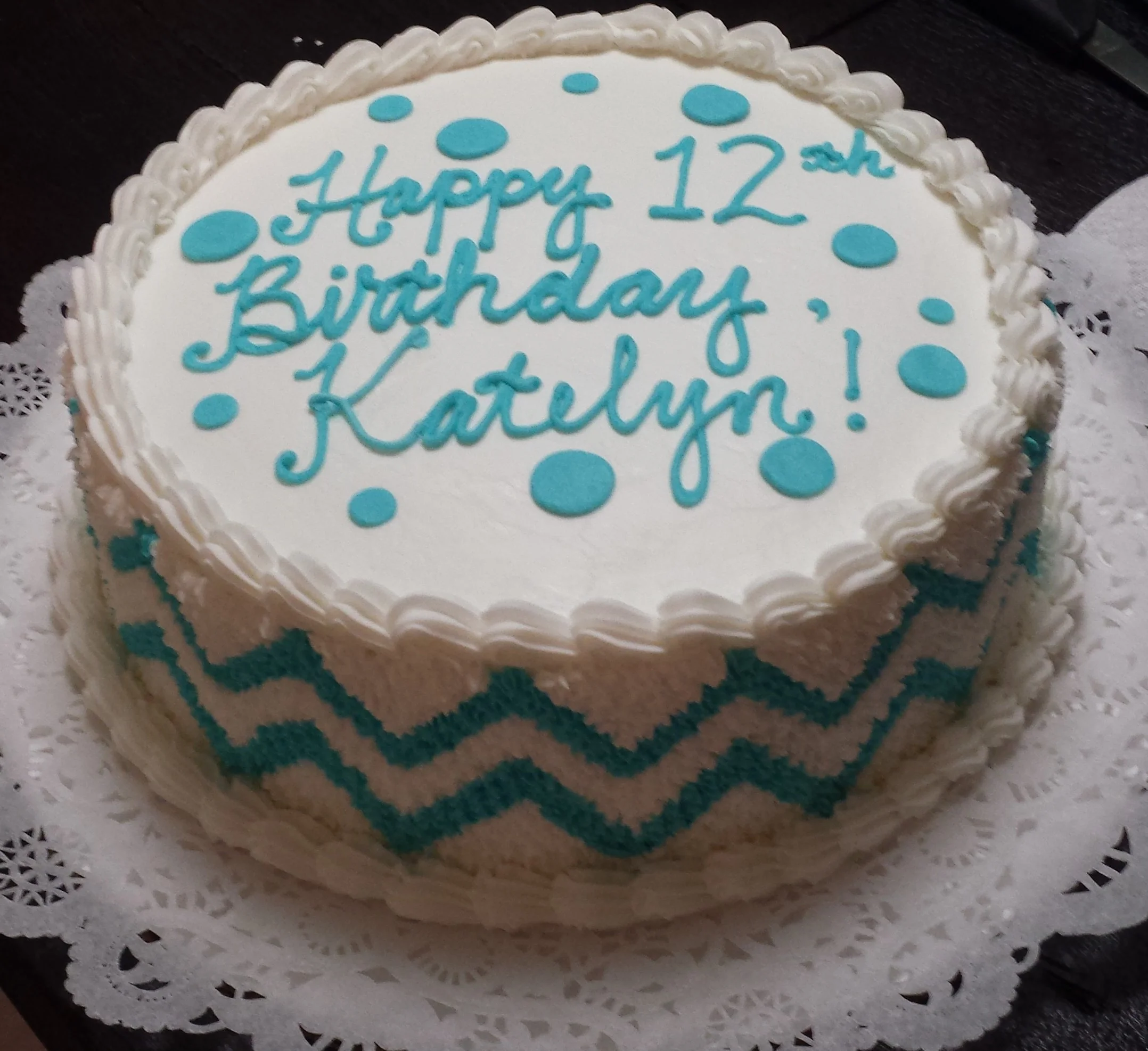 Chevron Cake