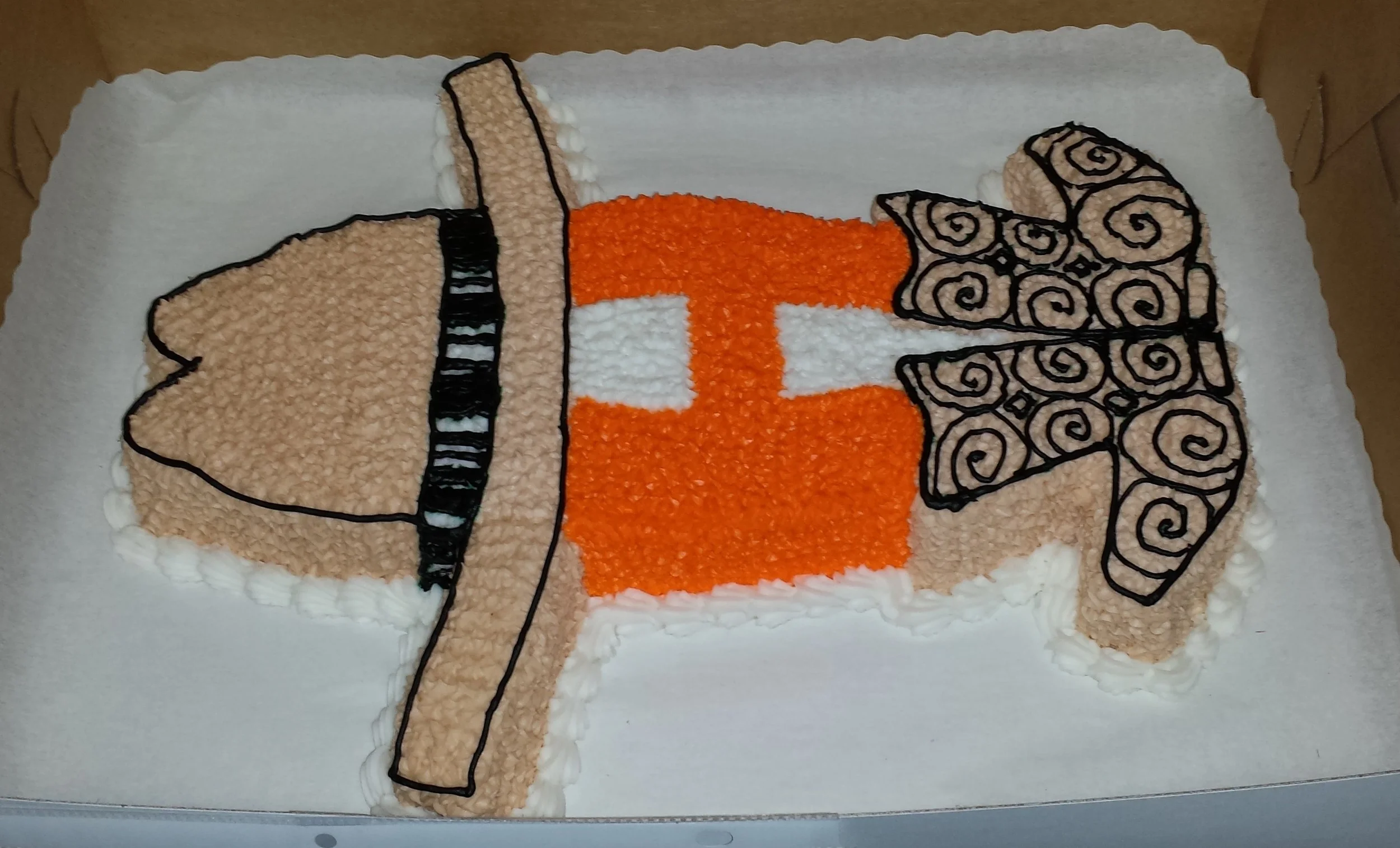 Howdy "The Bowlegged H" Cake