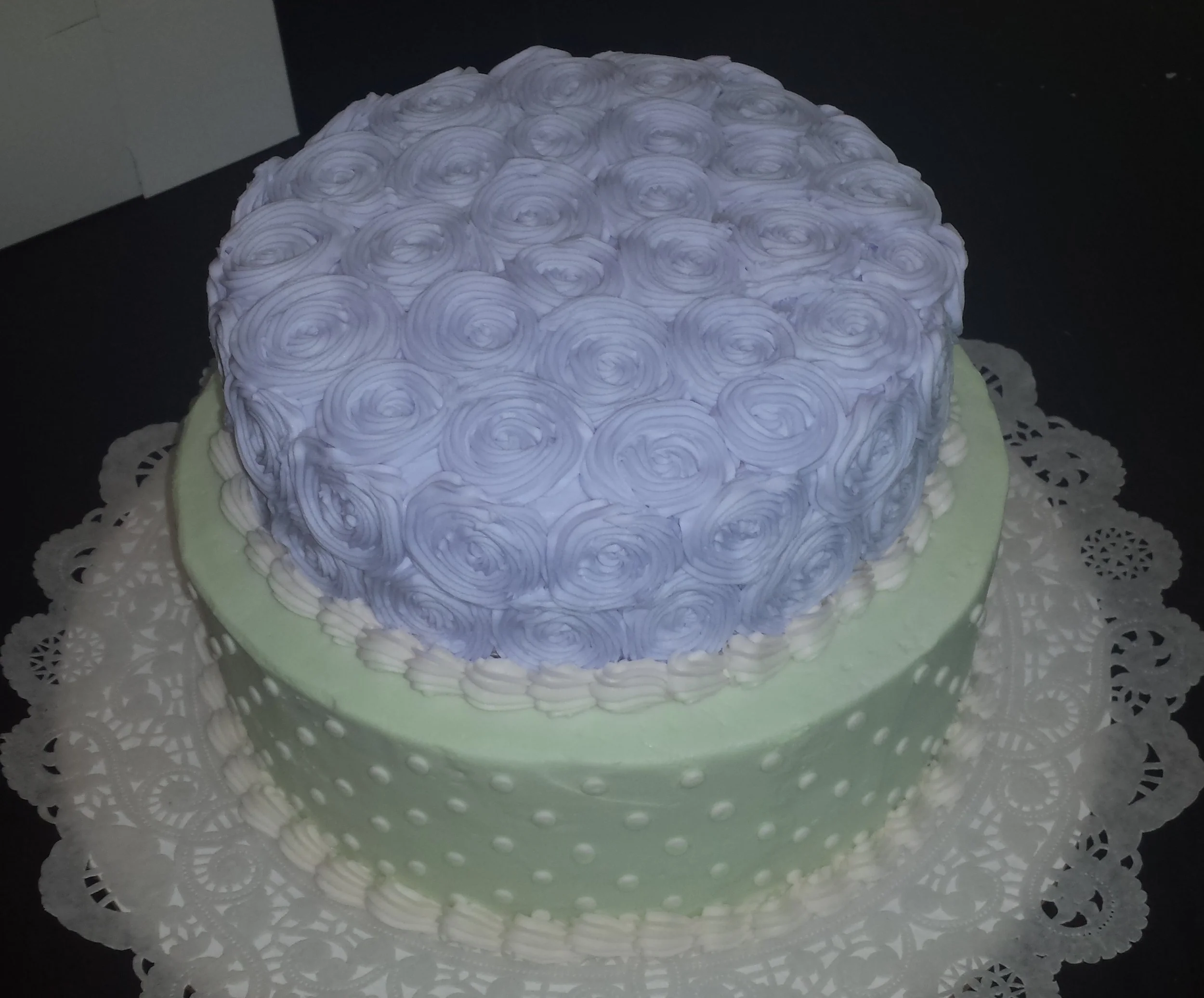 Rosette Polka Dot Cake