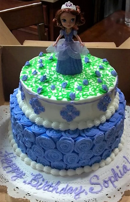 Sofia the First Rosette Cake