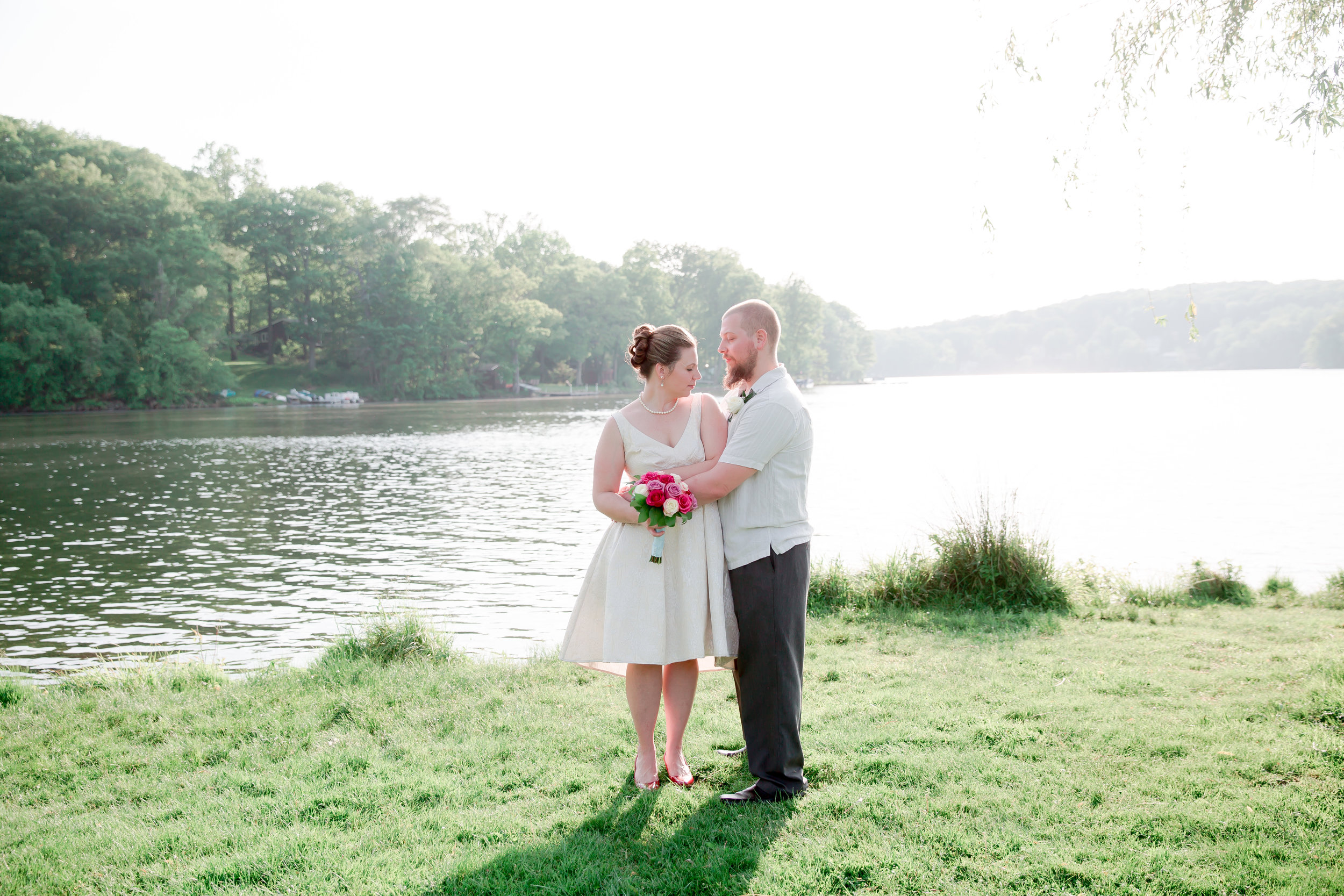 My sisters small intimate wedding was perfect!!! Lakeside with her love :)