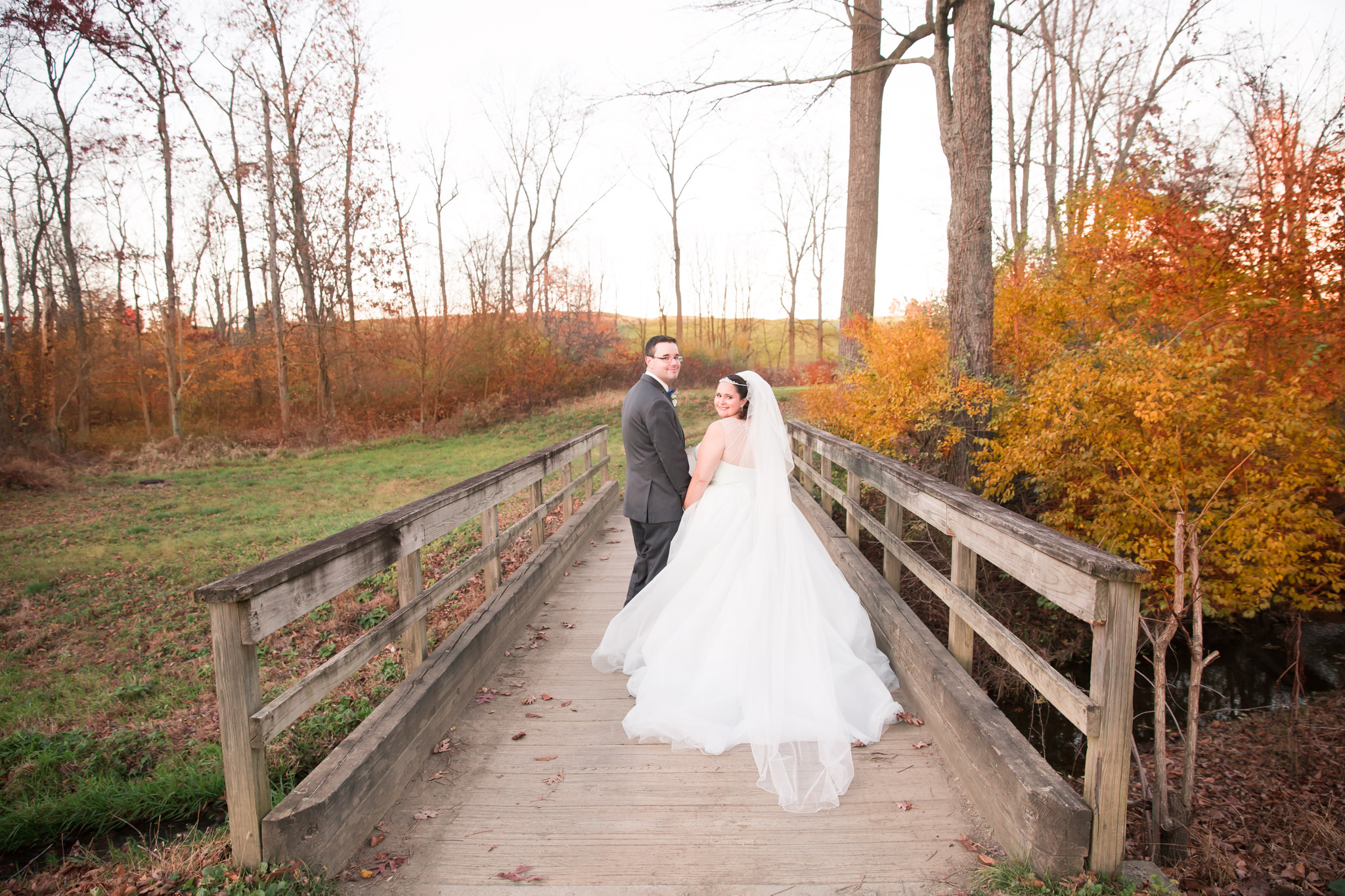 Beautiful fall day for Kasey and Justins wedding!