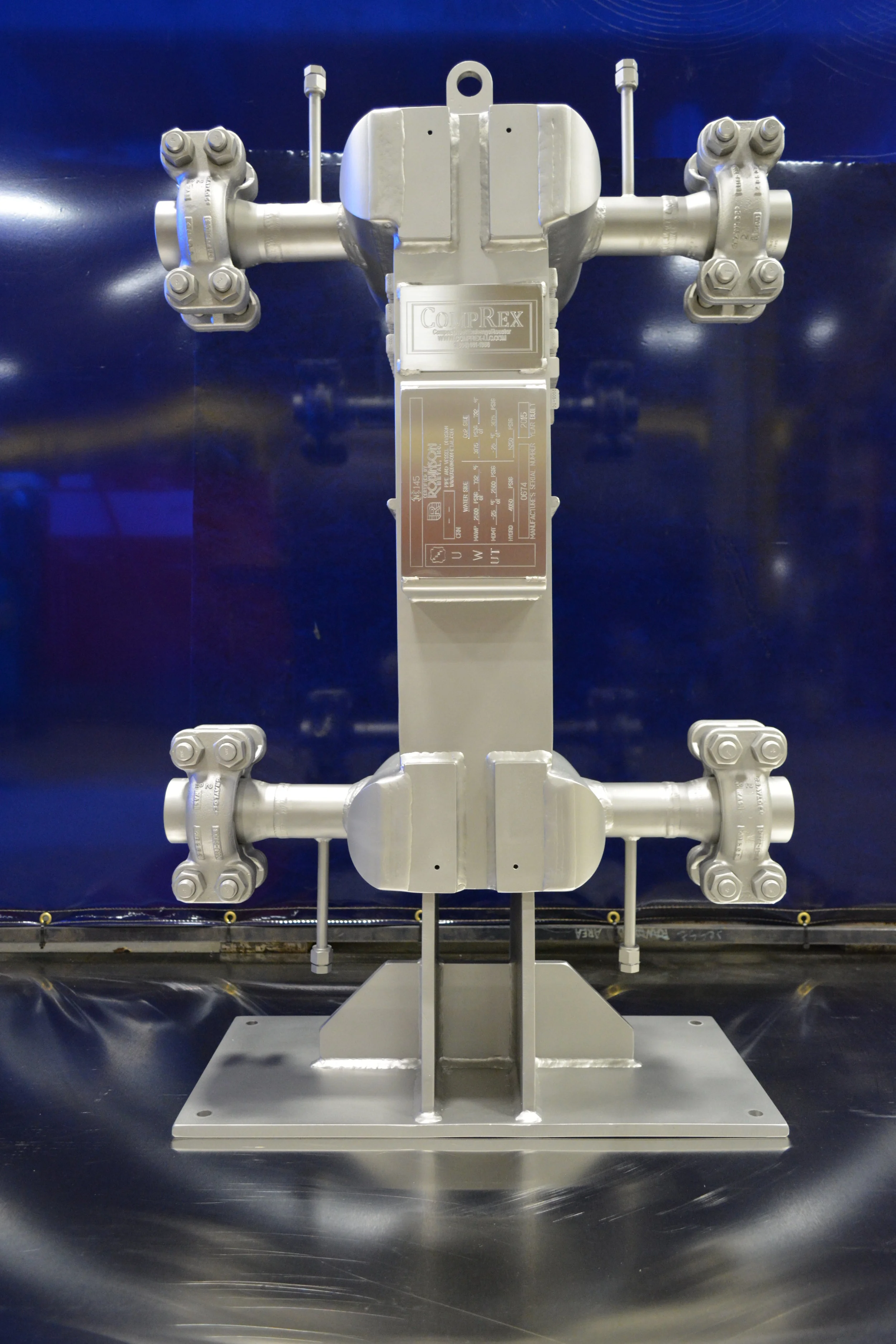 CompRex Successfully Completes Thermal and Hydraulic Testing of a Supercritical CO2 Demonstration Heat Exchanger