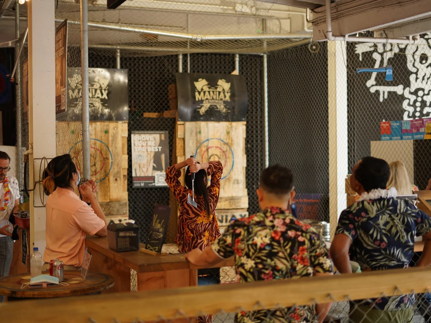 Axe throwing team building championship Sydney