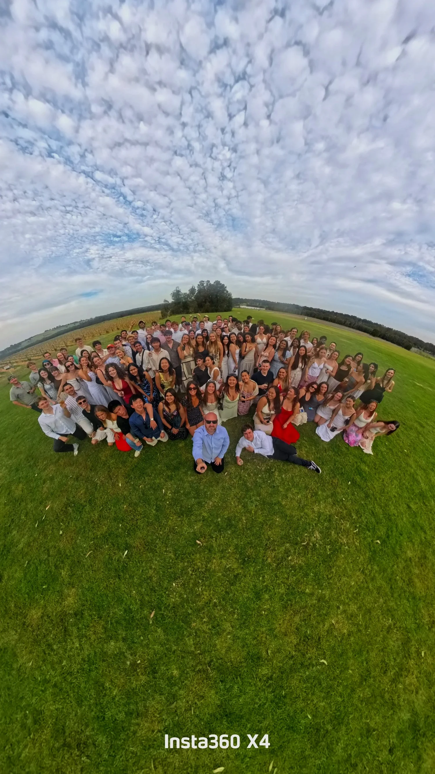 Large group celebrating on an Urban Legends tour