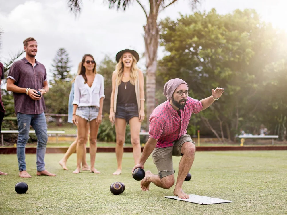 Lawn bowls Wollongong work Christmas party
