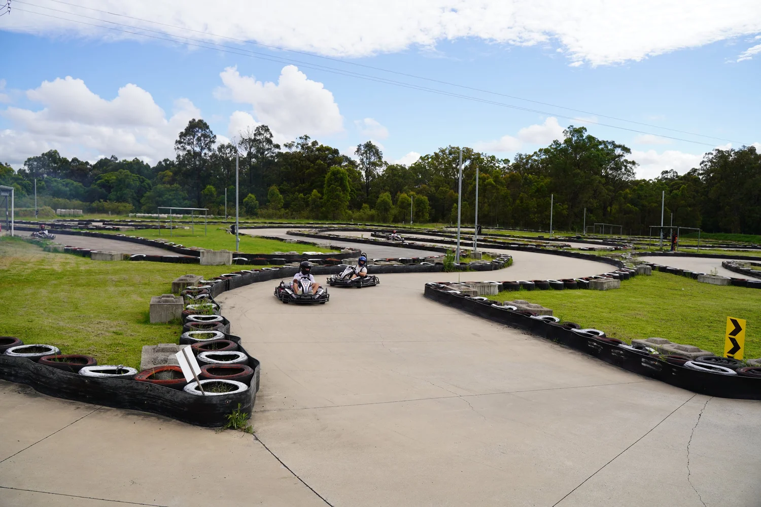Go-karting team building activity in Sydney
