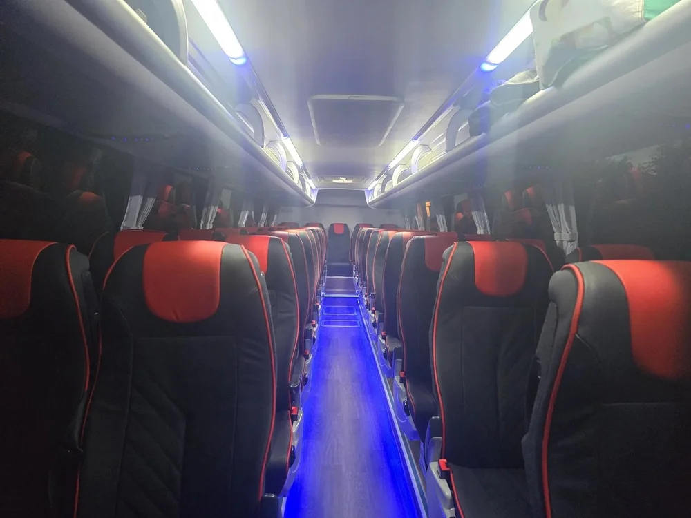 Urban Legends 41-seater luxury coach exterior for a Western Sydney charter