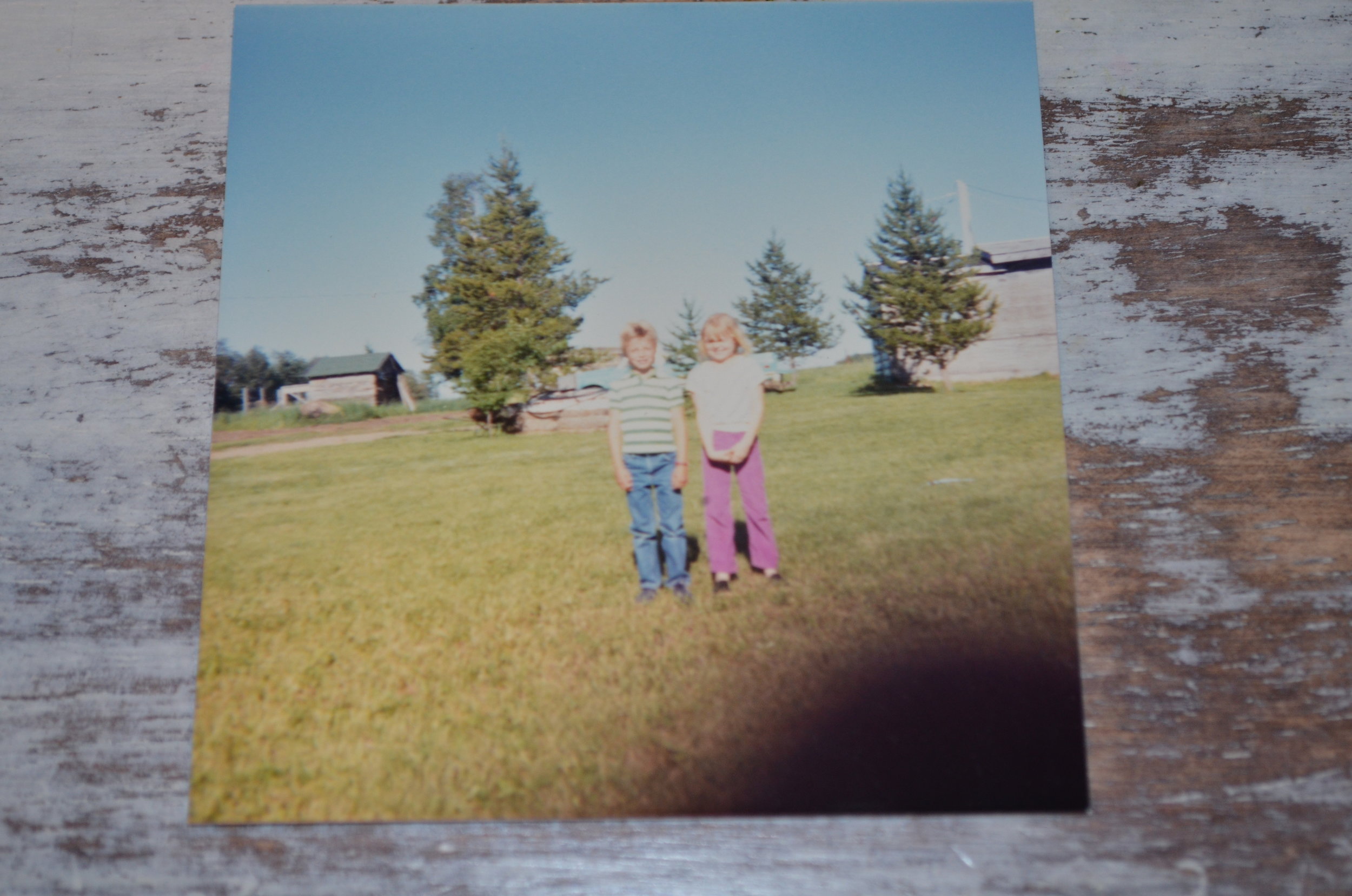 One of the only pictures I have of our trip to Alberta. I loved hanging out with my Canadian Cousins. (That's me on the right) Even though I don't have many pictures, I have held on to some amazing memories.