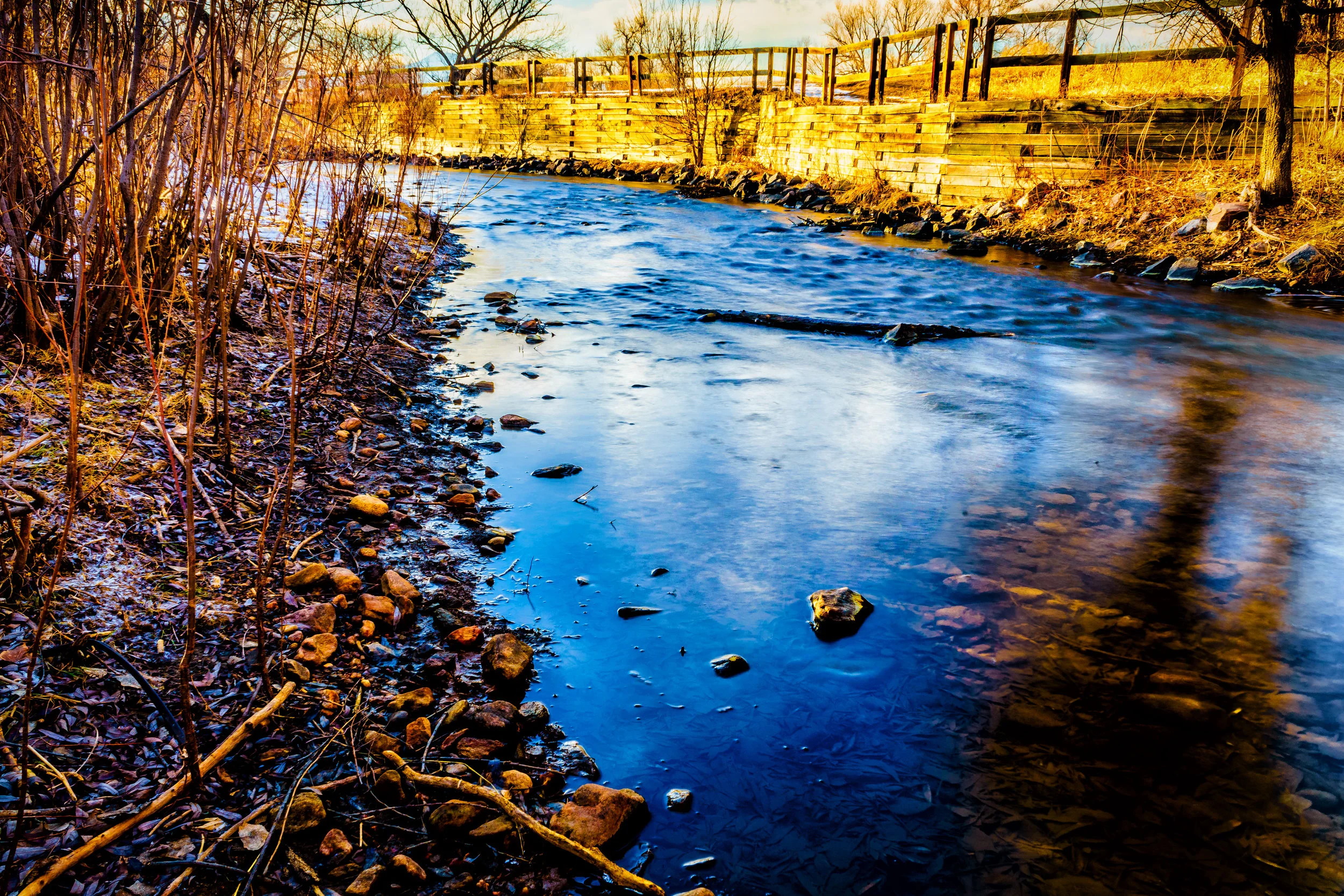 In the shadows. - Psalm 91:1-7