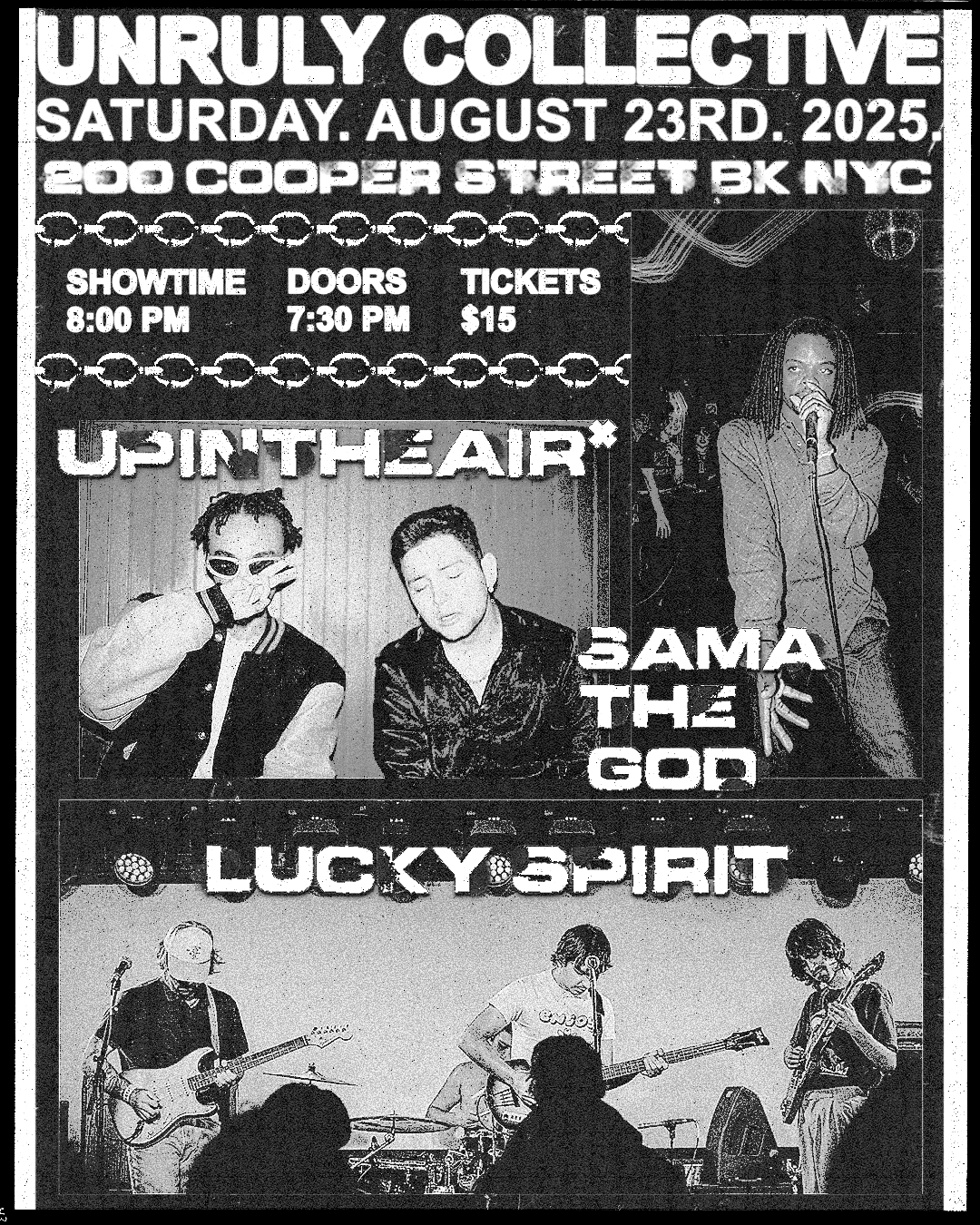 Up In The Air, Sam The God, & Lucky Spirit