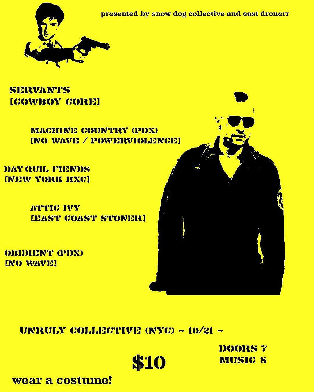 East Droner &amp; Snow Dog Collective Halloween Show