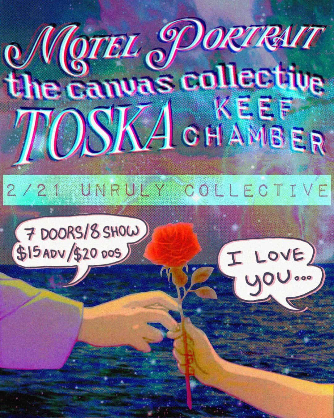 Motel Portrait, The Canvas Collective, Keef Chamber, Toska