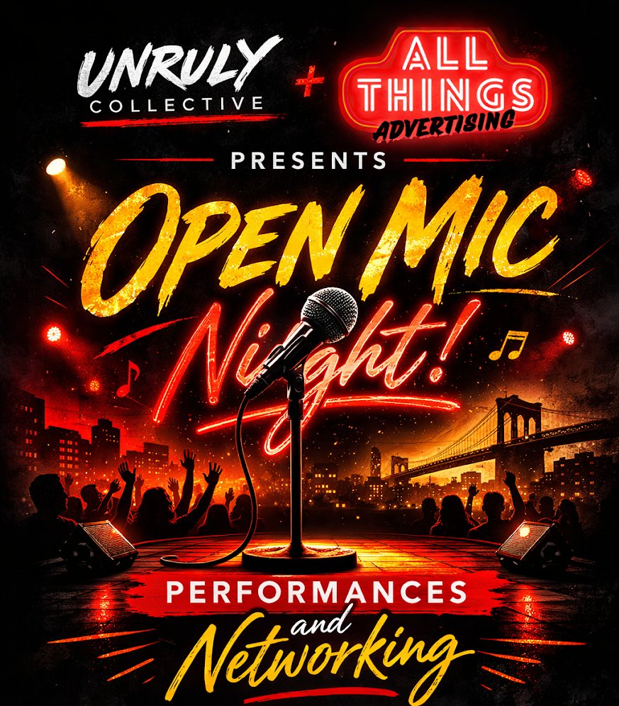 All Things Advertising Open Mic Night