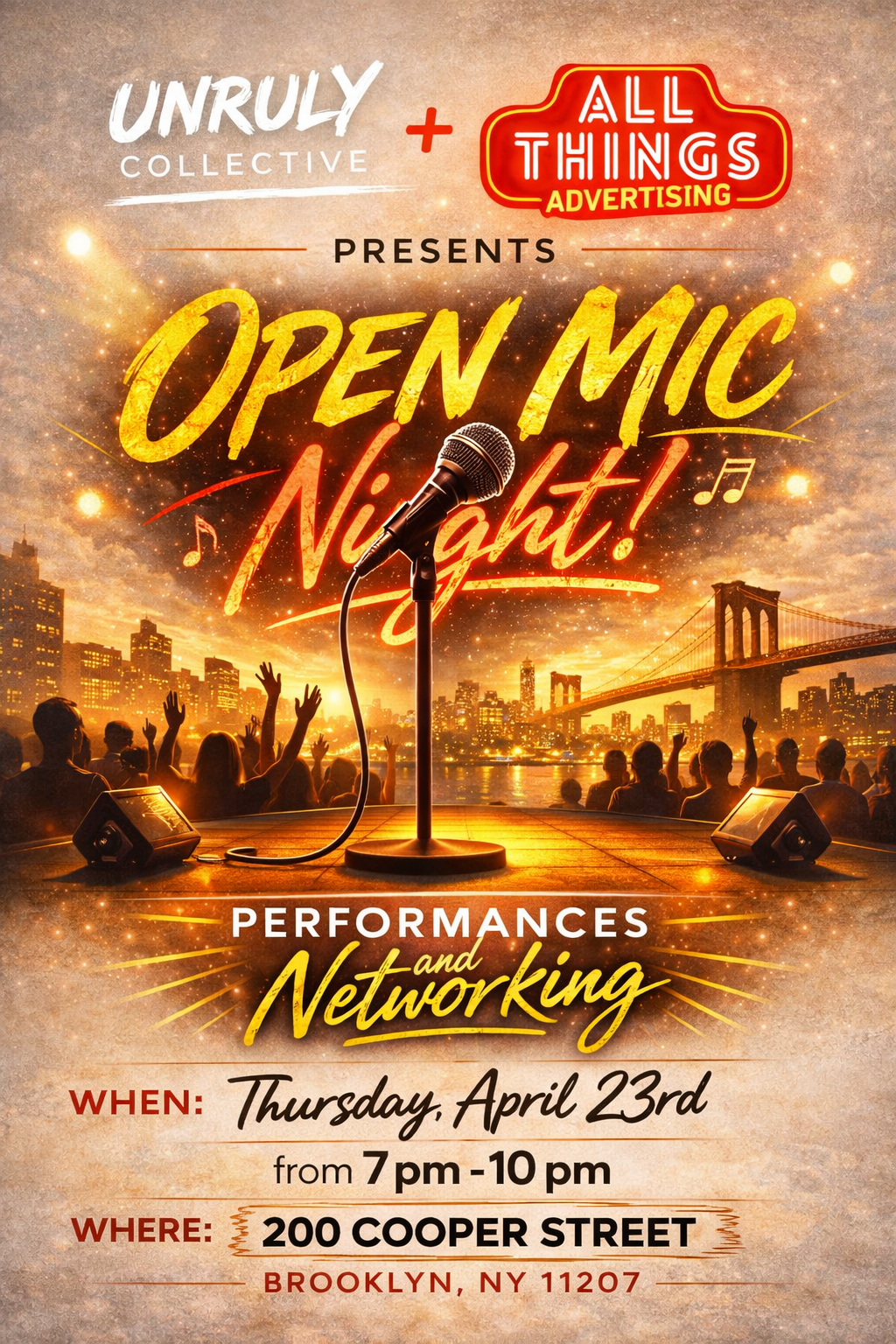 ATA x UNRULY Collective April Happy Hour