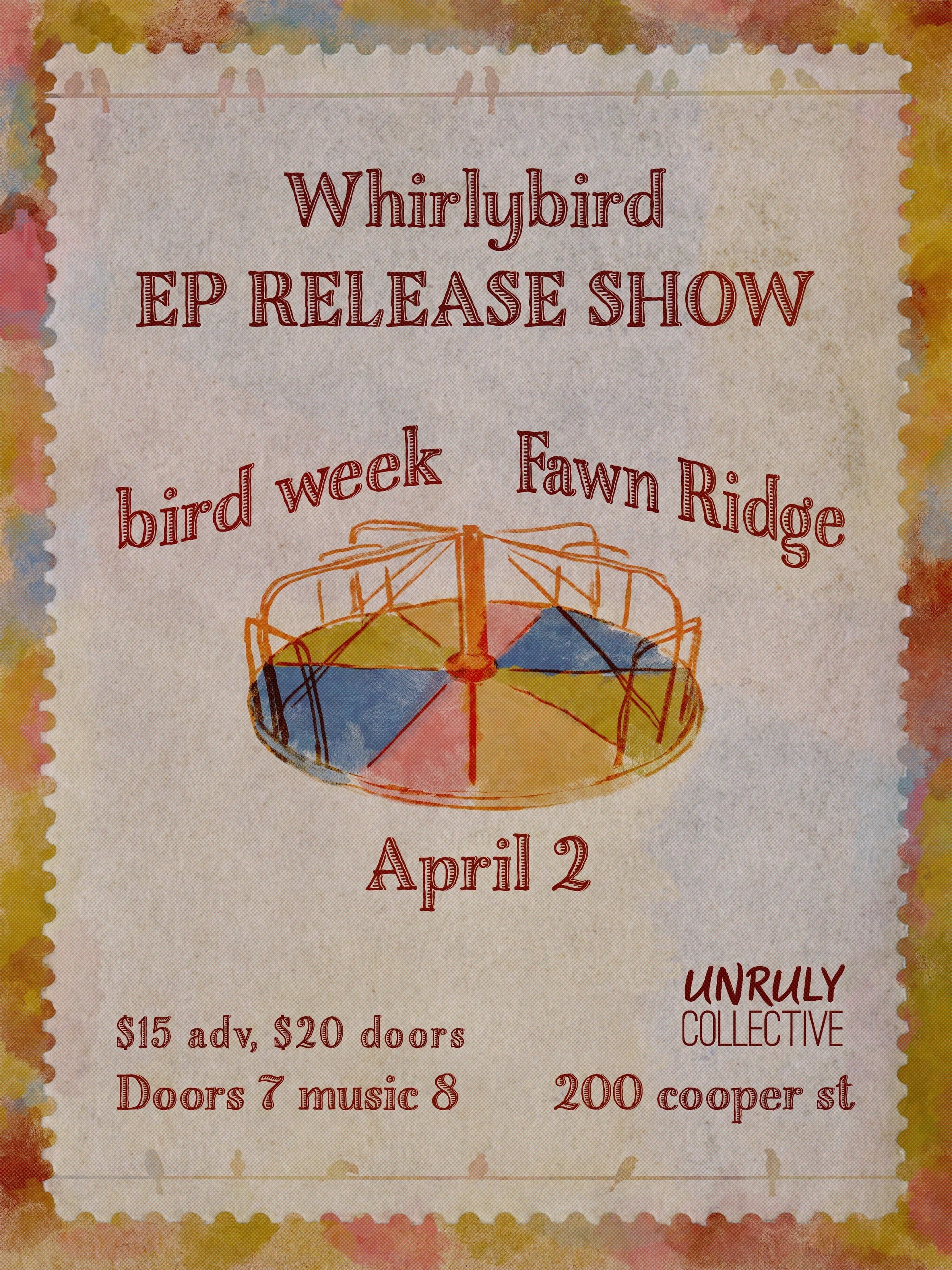 Whirlybird EP Release Show