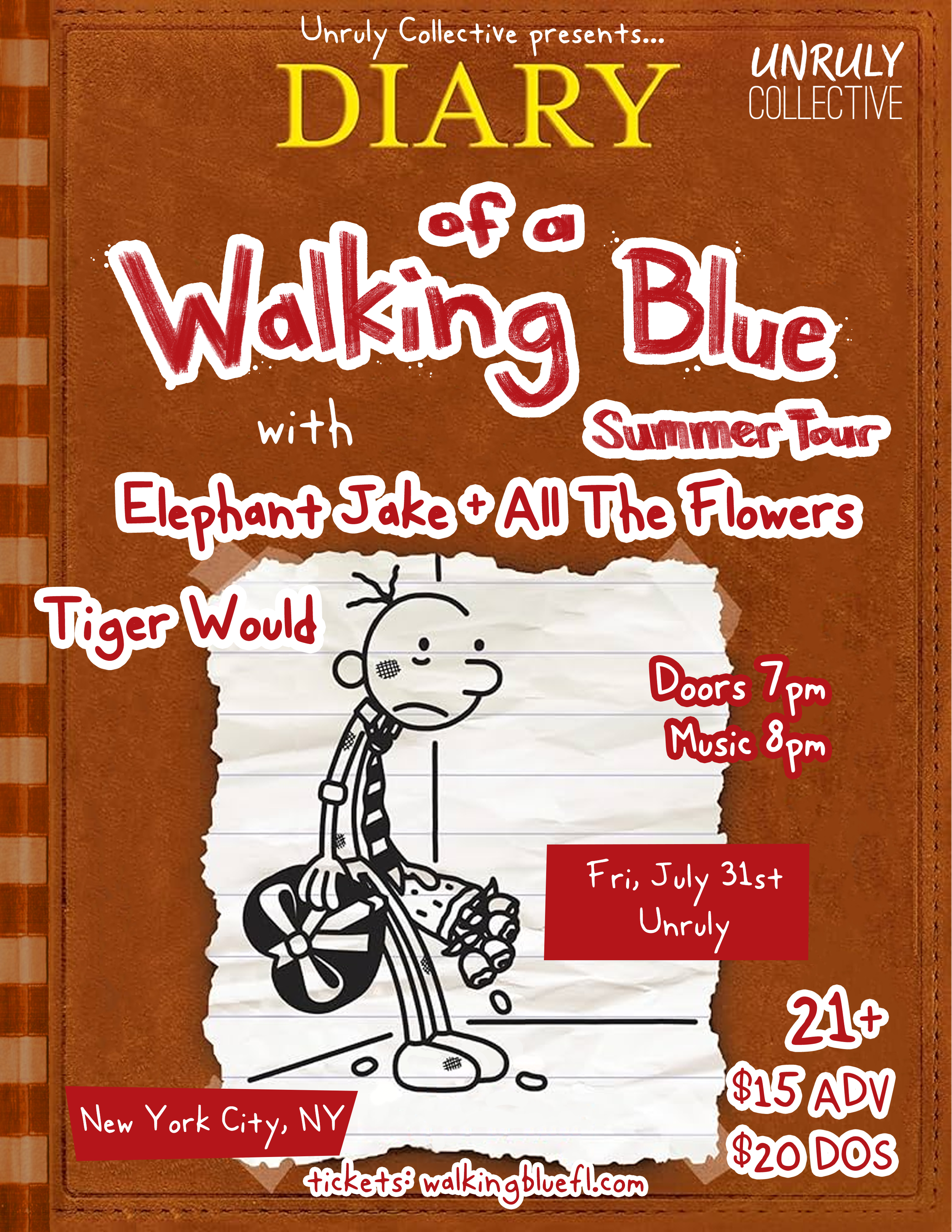 Diary Of A Walking Blue