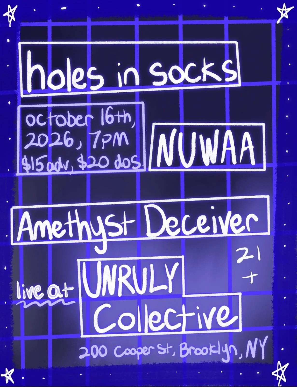 Holes In Socks, Amethyst Deceiver, Nuwaa