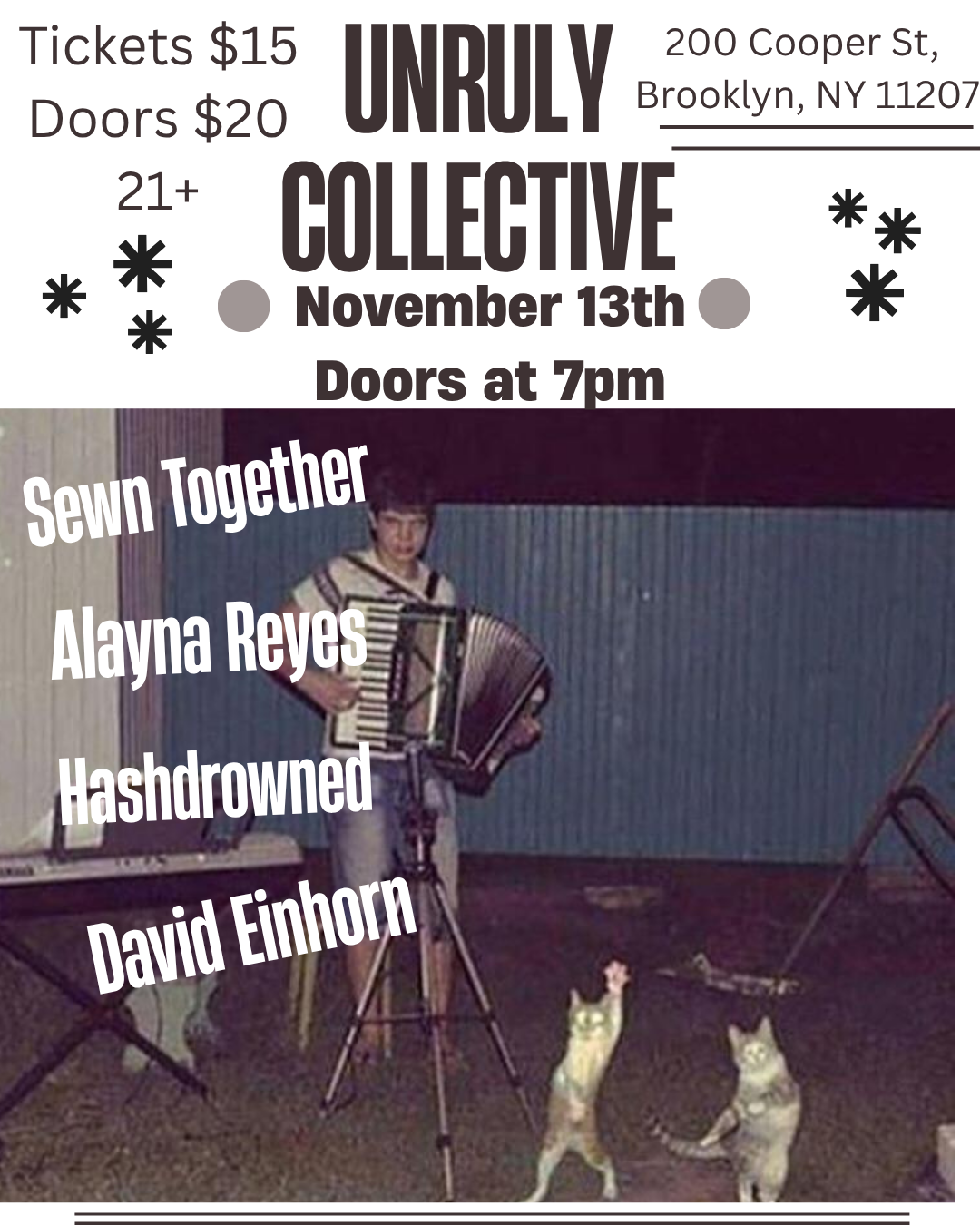 Sewn Together, Alayna Reyes, Hashdrowned &amp; David Einhorn