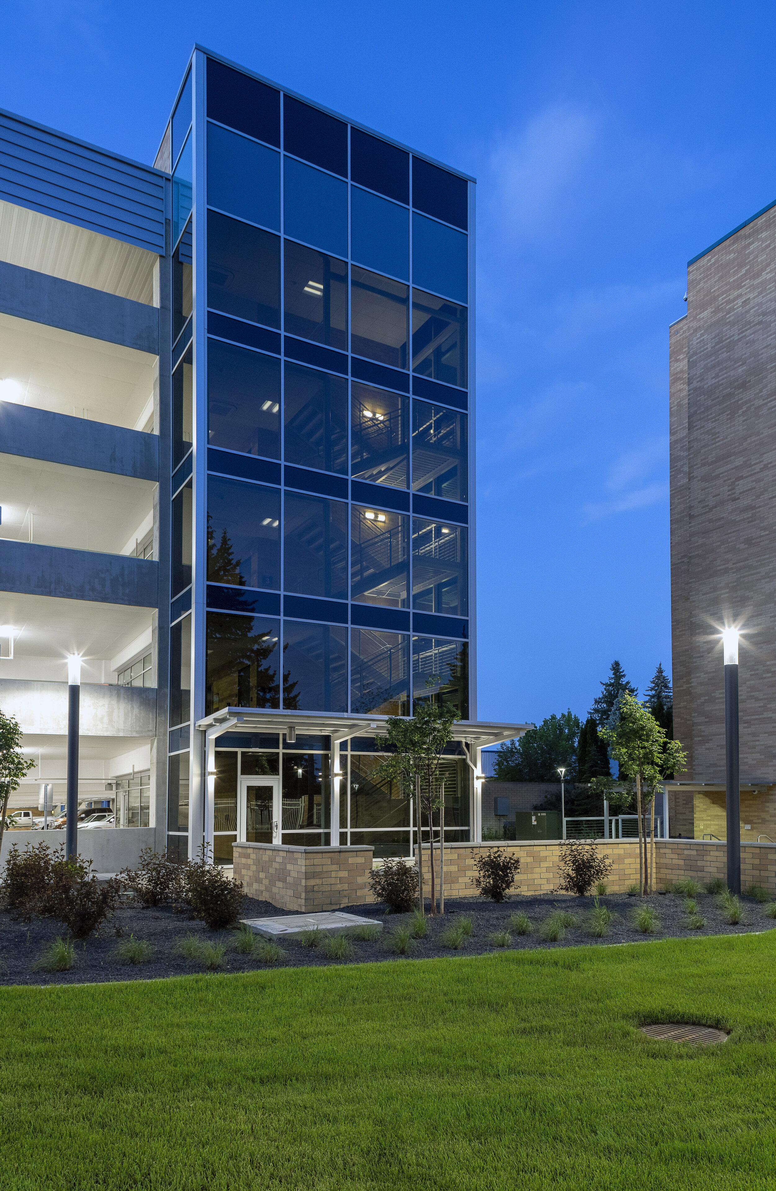 Avista Parking Structure — Spokane Landscape Architecture Design