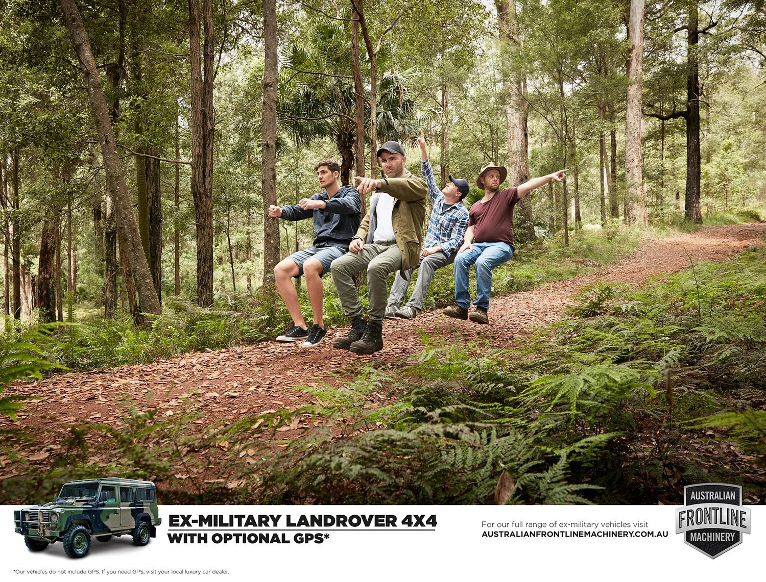 Australian Frontline Machinery Agency: The Hallway Creative Director: Simon Lee Art Director: Dylan Soopramania Copywriter: Steven Hey Retouching: Cream Studios