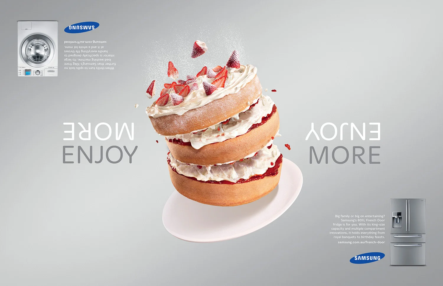 Samsung Agency: Leo Burnett Art Director: Brendan Donnelly Copywriter: Guy Futcher Retouching: Toby & Pete