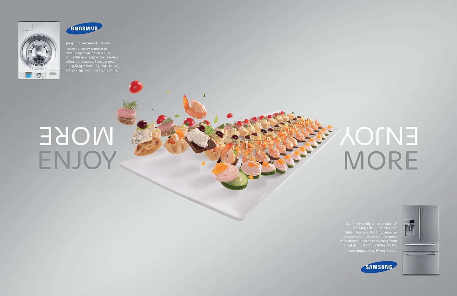 Samsung Agency: Leo Burnett Art Director: Brendan Donnelly Copywriter: Guy Futcher Retouching: Toby & Pete