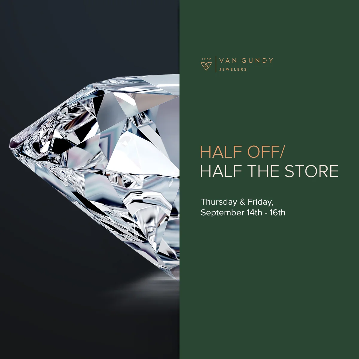 Half OFF / Half the Store Sale