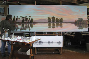 Marty in his studio