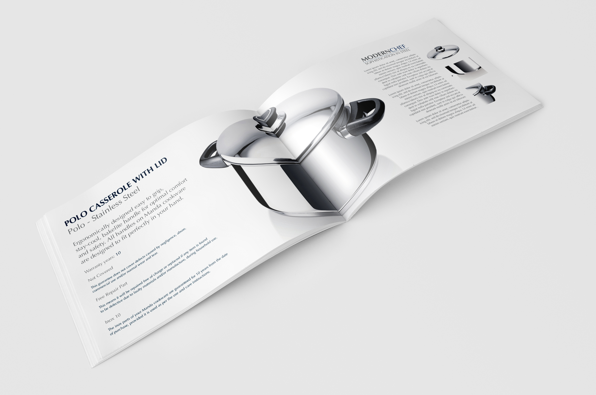 Product Catalogue for MANDA Steelware