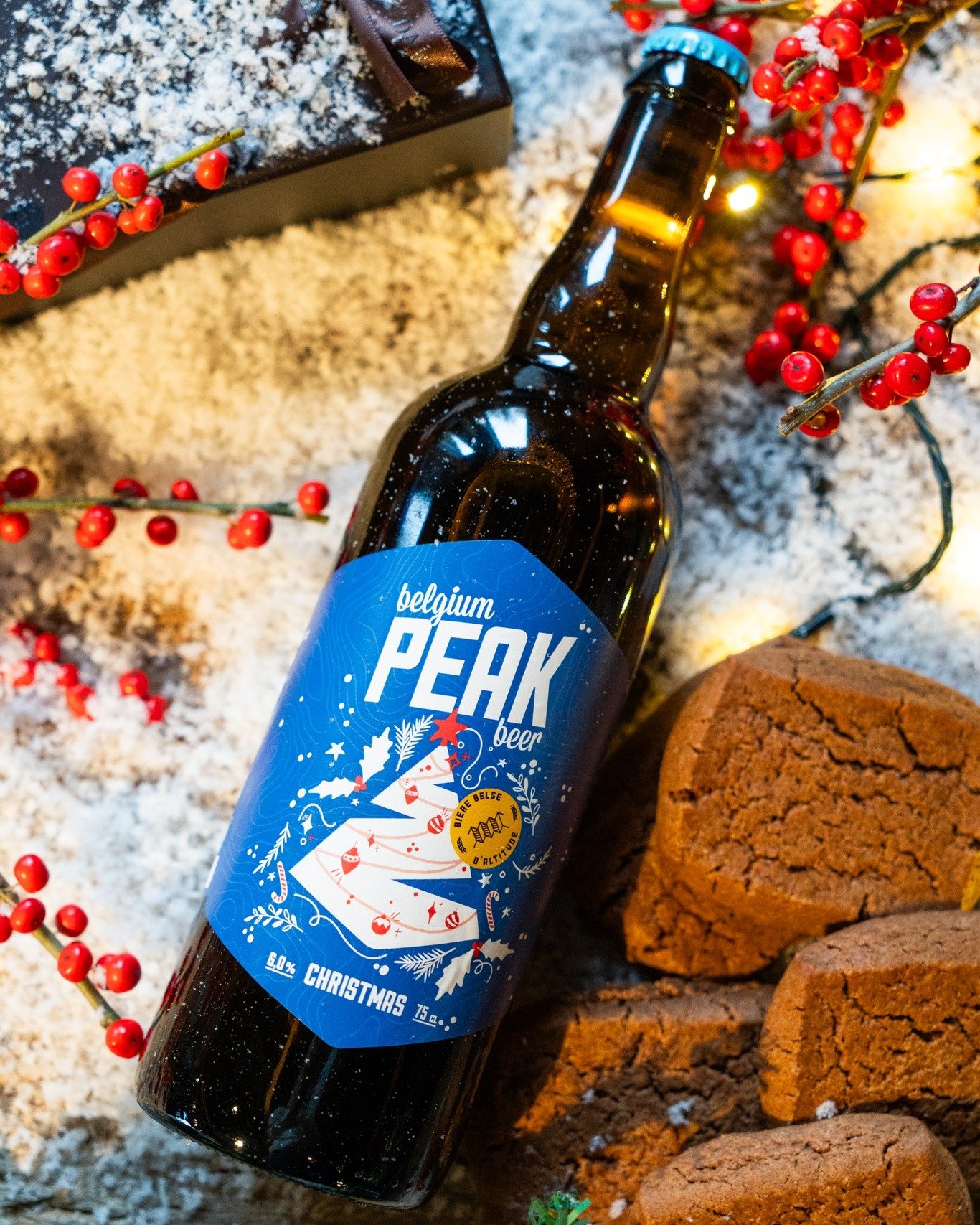 La Peak Christmas fait son grand retour ✨🎄🎁
Une bi&egrave;re blonde brass&eacute;e au speculoos @darcischocolatier, le sommet de la gourmandise 🍪🍻
Une gorg&eacute;e et c'est No&euml;l avant l'heure !