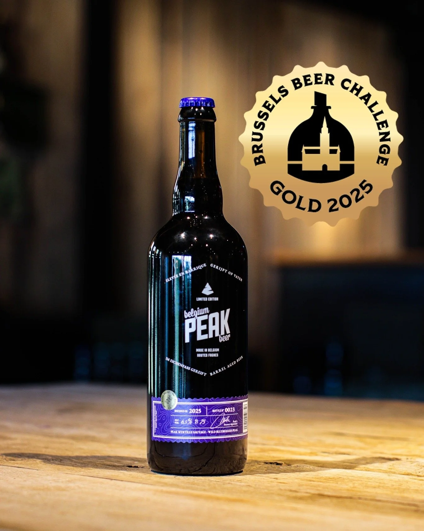 🥇🏆 M&Eacute;DAILLE D&rsquo;OR pour notre BARREL MYRTILLE SAUVAGE 🫐🍻
Dans la cat&eacute;gorie des bi&egrave;res fruit&eacute;es ! 🍓🍇

&Eacute;lev&eacute;e un an en barriques de grand cru du bordelais en ch&ecirc;ne fran&ccedil;ais et ferment&eac