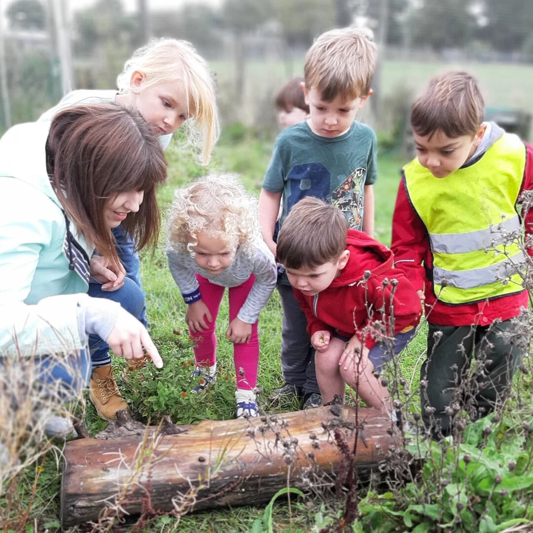 MAR Poppy and kids looking at log.jpeg