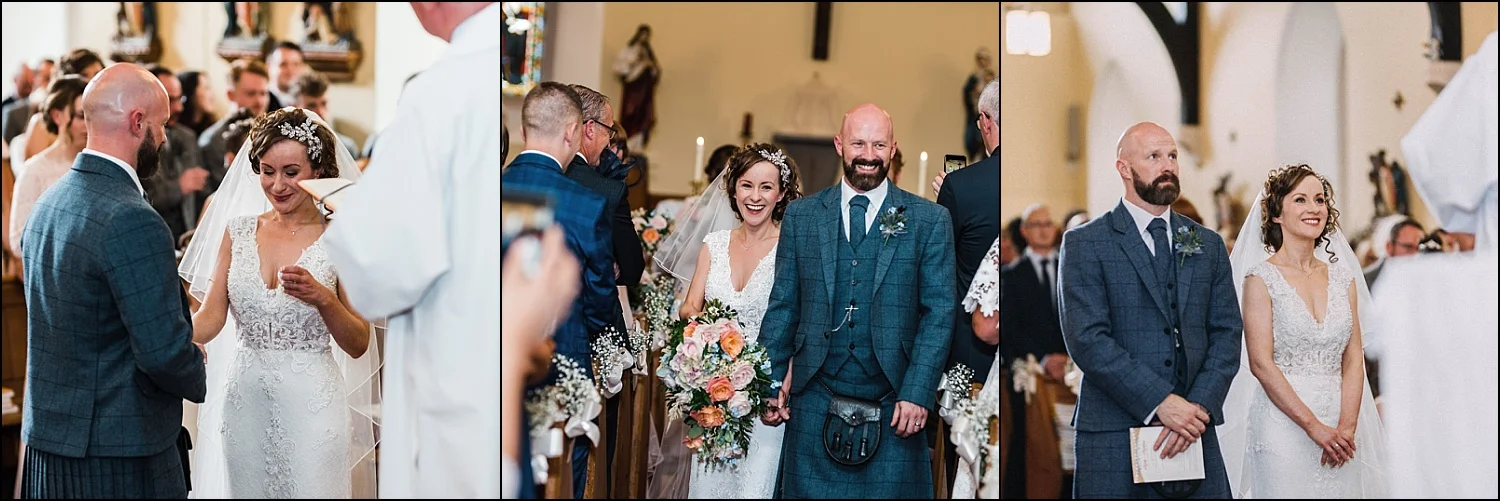 Mark &amp; Martine - St. Fillans Catholic Church Crief - Comrie White Church.