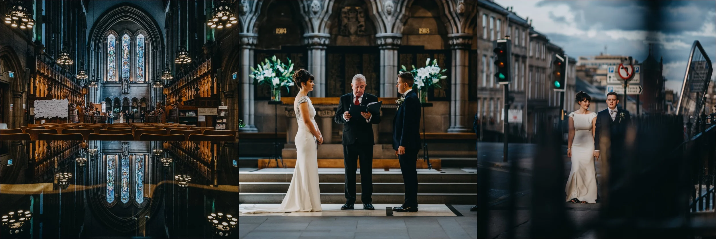 Linards &amp; Courtney - The Memorial Chapel - University of Glasgow &amp; Blythswood Square Hotel