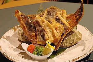 Crispy Whole Fried Flounder