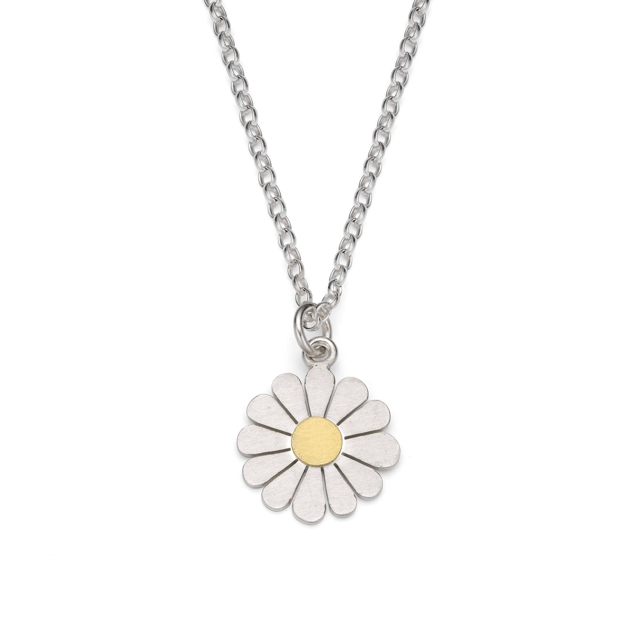 The most beautiful garden and floral inspired pieces, handcrafted by @dianagreenwood . Daisies, Asters and Forget Me Nots all handcrafted in sterling silver with highlights in 18ct gold 🌸