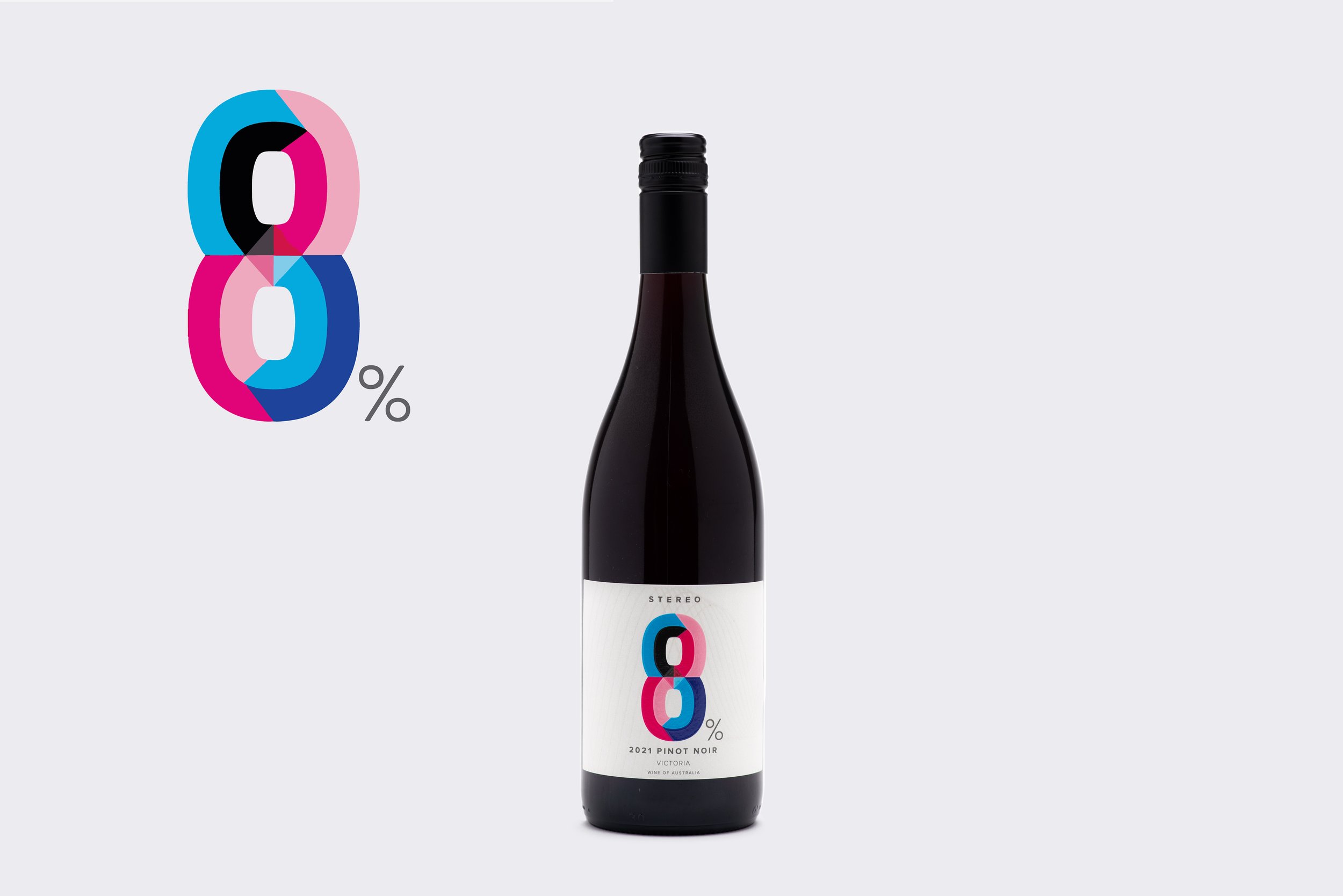 Stereo 8% Pinot Noir