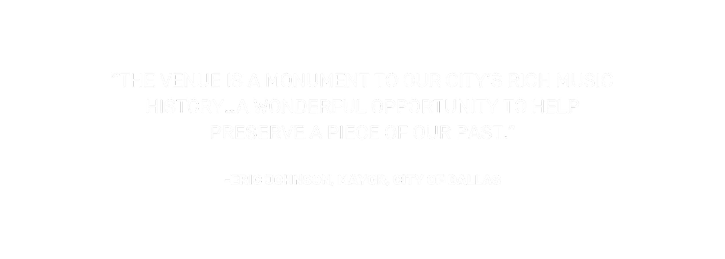 Eric Johnson, Mayor, City of Dallas