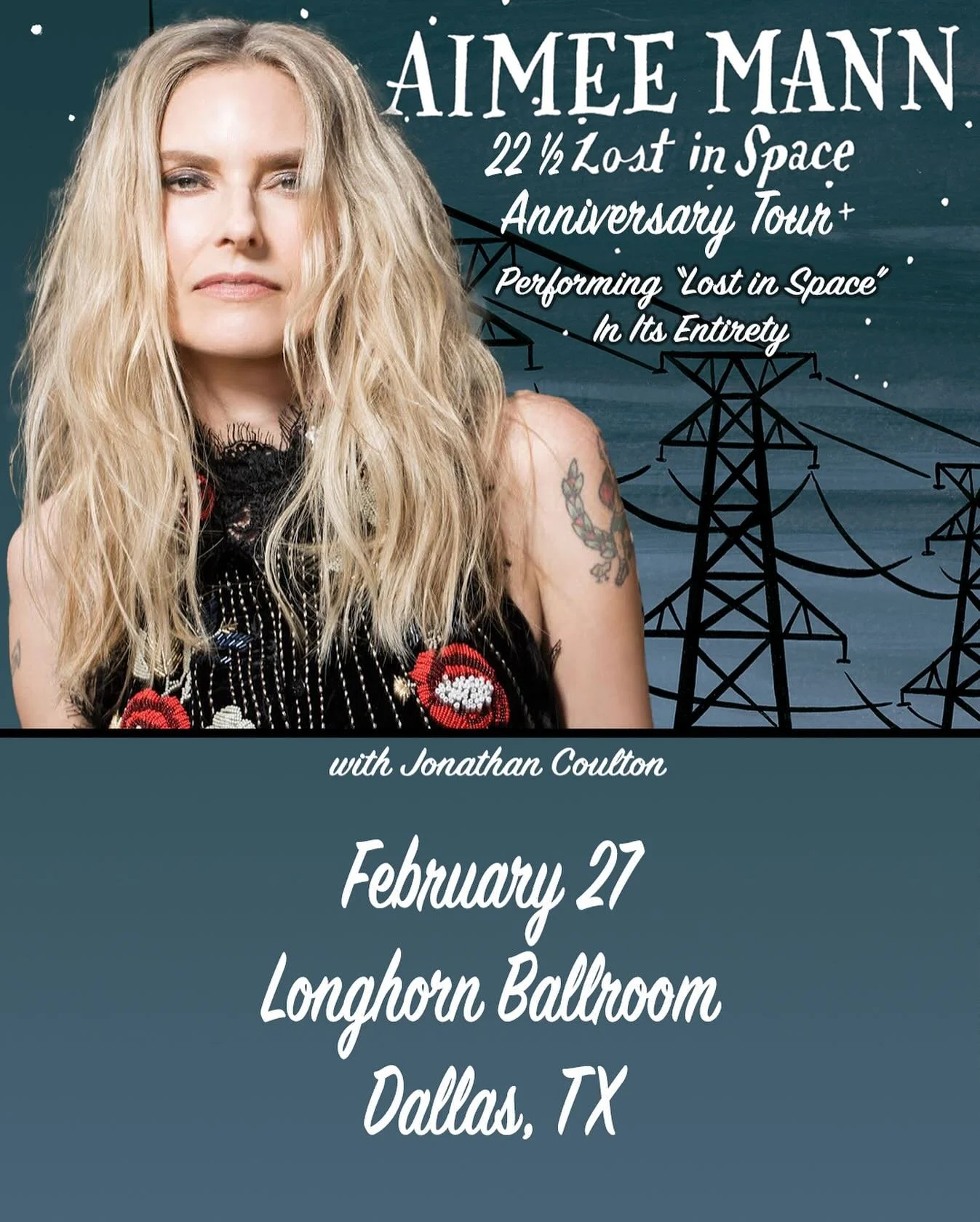 JUST ANNOUNCED: @realaimeemann is coming to the Longhorn Ballroom on February 27, 2026. Use code LONGHORN26 to access the presale Thursday at 10am. #aimeemann #longhornballroom