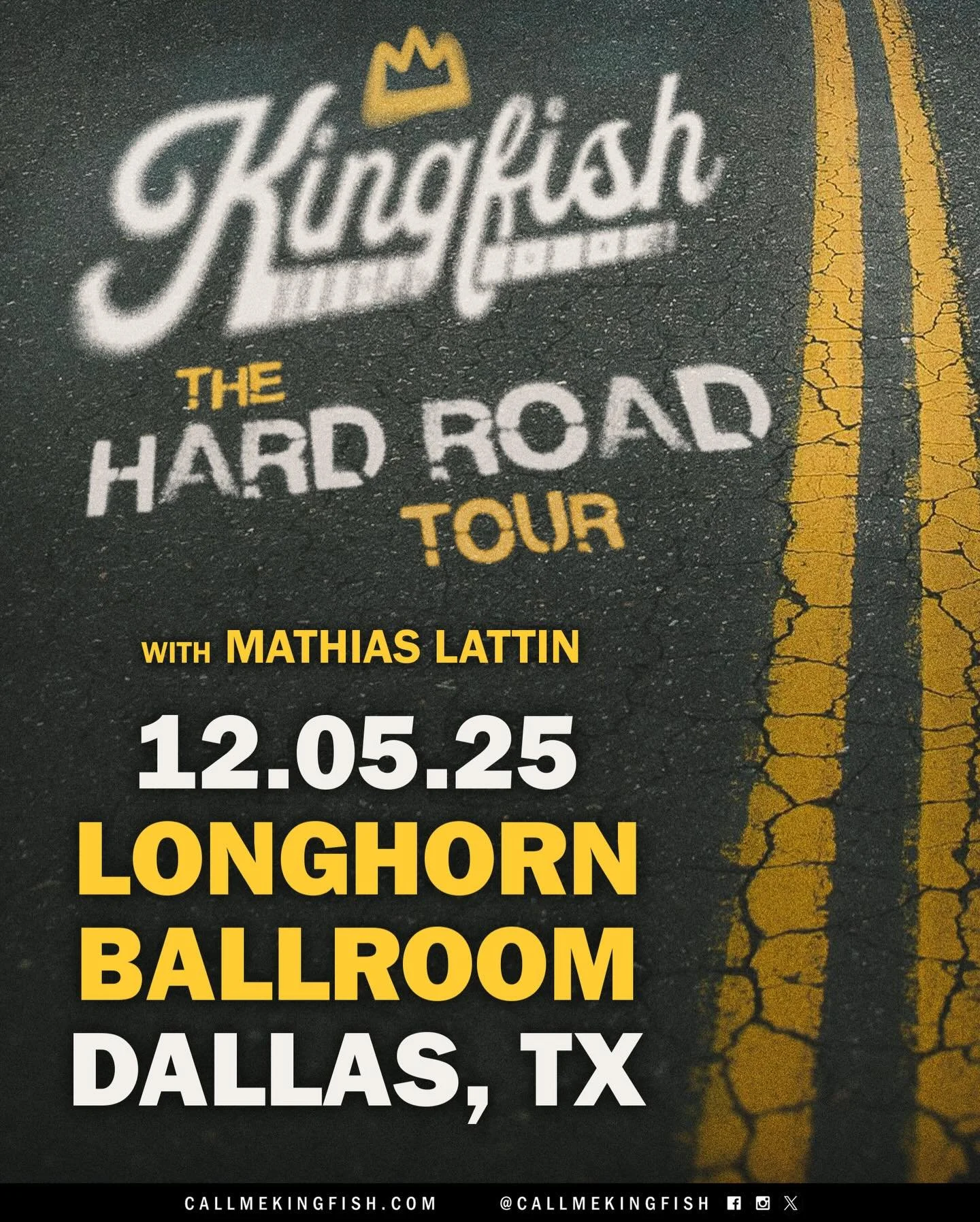 JUST ADDED: @mathiaslattin with be joining @callmekingfish on December 5! Tickets are still available online at prekindle.com #longhornballroom