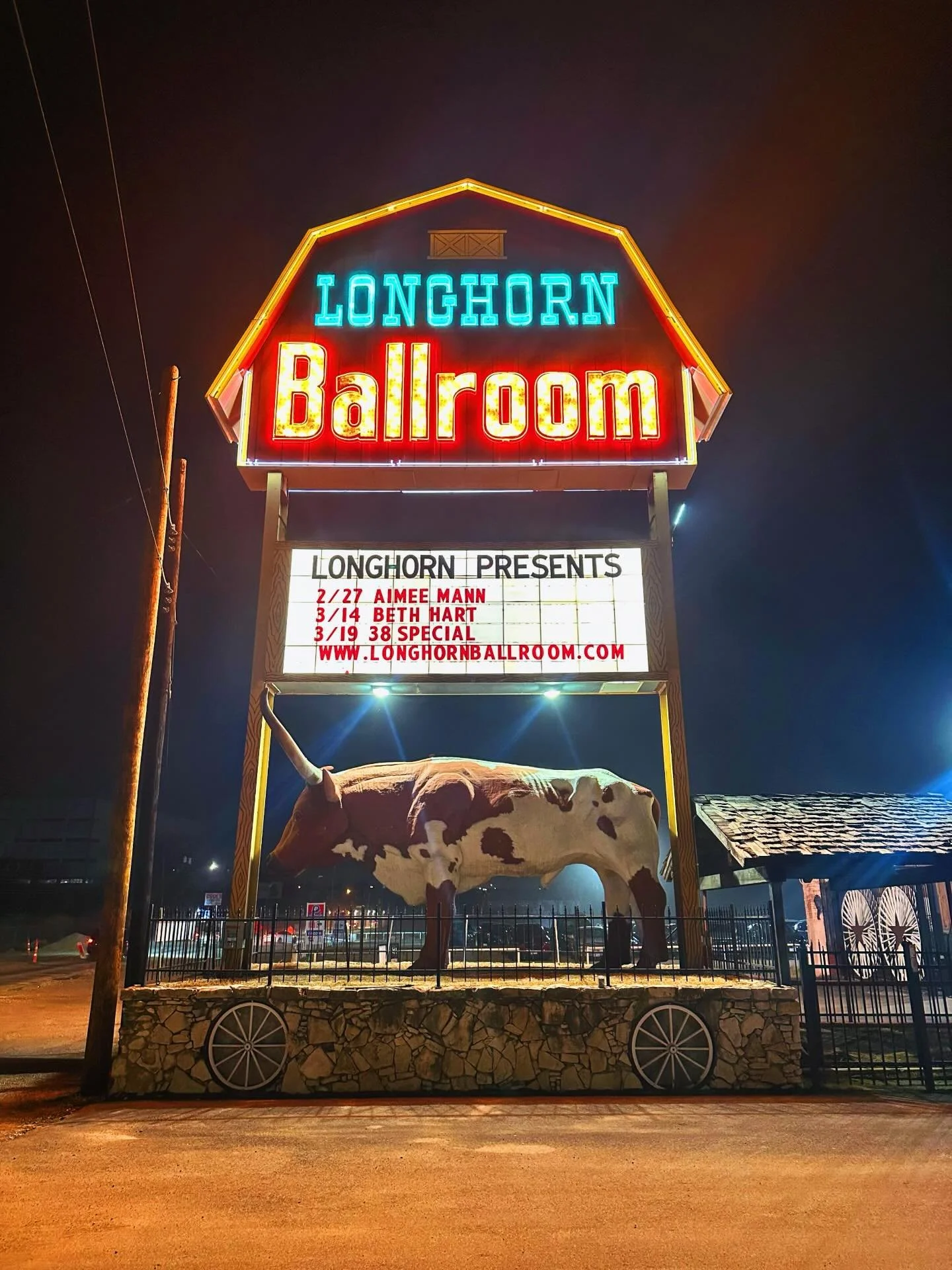 COMING SOON: 2.27 @realaimeemann, 3.14 @officialbethhart, 3.19 @38specialband. Tickets are available at longhornballroom.com #longhornballroom