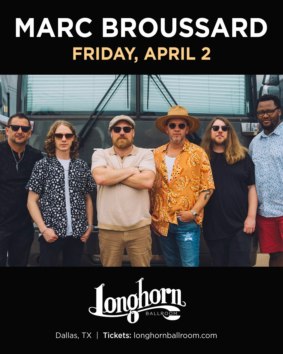 JUST ANNOUNCED: @marcbroussard returns to the Longhorn Ballroom on Friday, April 2! Use code LONGHORN27 to access the Venue Presale this Thursday at 10 AM on AXS.com.