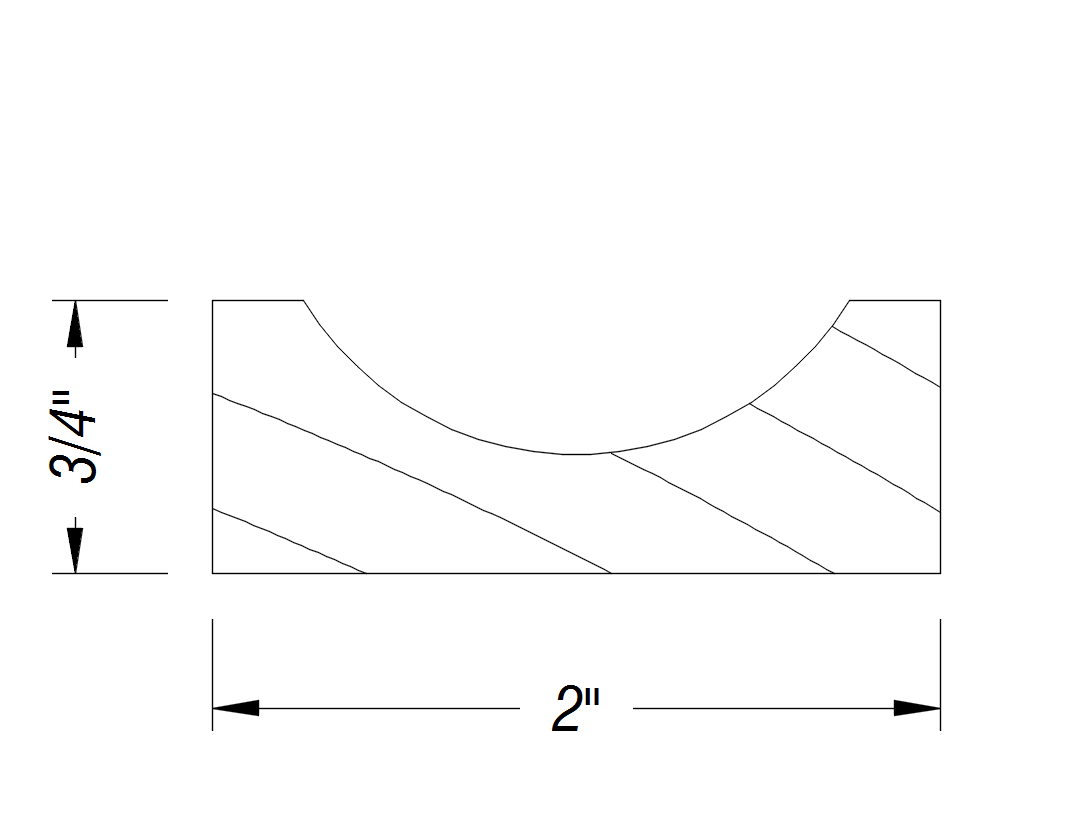 BM311   3/4" x 2"