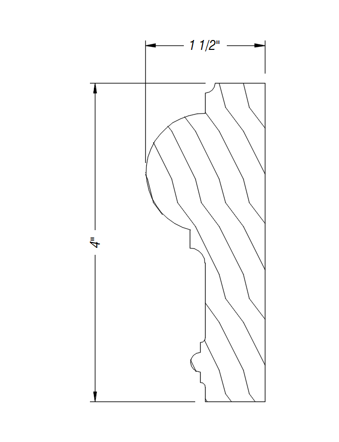 BM71   3/4" x 4"