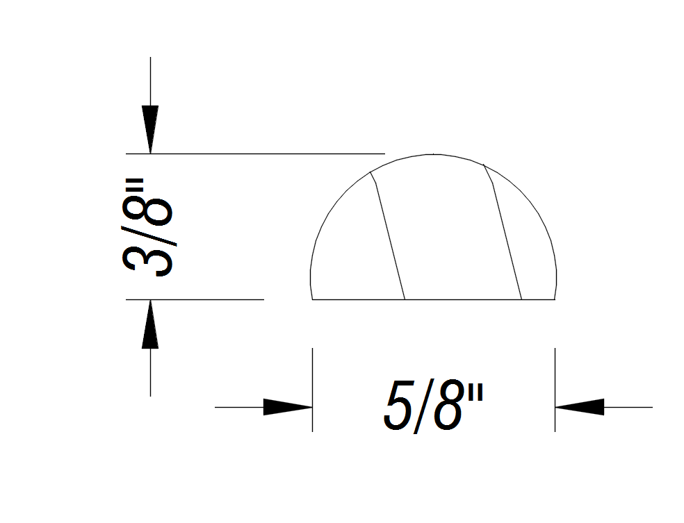 BM55   3/8" x 5/8"